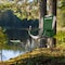 Wakeman Camping Chair with Foot Rest - 300lb Capacity Chair with Cooler & Cupholder by Wakeman Green 75-CMP1125 - alternate 3